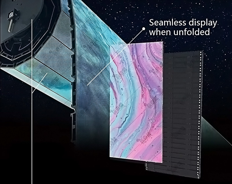 Flexible LED Roll-Up Display P1.5, Space-Saving Design Conference ...
