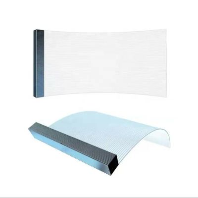 20°C-50°C পূর্ণ রঙের স্বচ্ছ এলইডি ডিসপ্লে স্ক্রিন 90% স্বচ্ছতার সাথে