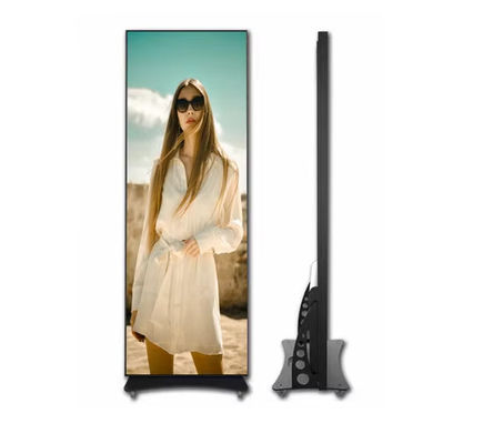 চলমান পোস্টার LED ডিসপ্লে 64X20X192 সেমি ফুল কালার বাণিজ্যিক LED ডিসপ্লে স্ক্রিন