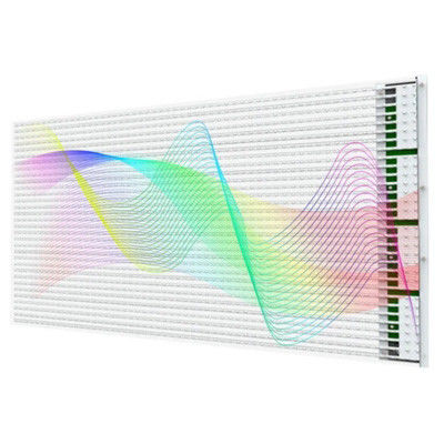 شاشات LED مرنة شفافة بنسبة 90٪ مع معدل تحديث 3840 هرتز لتركيبات الزجاج