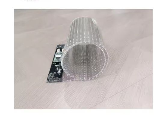 Elastyczna przezroczysta folia LED P6.25, Szklane ściany lekkie Wysoka jasność na zewnątrz