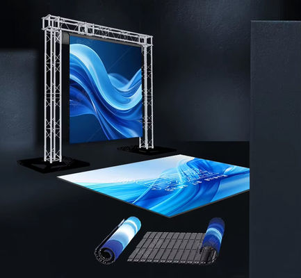 Flexible LED Roll-Up Display with P1.25mm Pixel Pitch and 600-800nits Brightness for Space-Saving Design