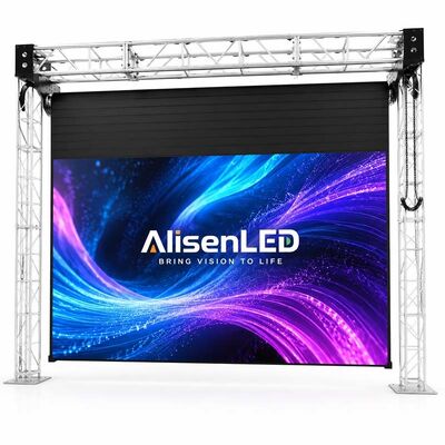 P1.25 Flexible LED Roll Up Display Panel 500x1000mm 17mm Ultra Thin Floor Video Wall for Stage Classroom Exhibition