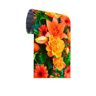 Motorized LED Roll Up Display Screen GOB Indoor Rollable Video Wall 0.78mm 3840Hz
