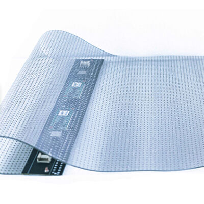 P6 Flexible Transparent LED Film Display 2.5mm Ultra Thin Self-Adhesive Screen for Shop Windows
