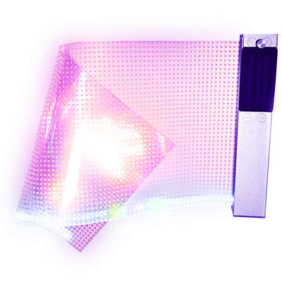 Flexible Transparent LED Film Display 2.5mm Ultra Thin Self-Adhesive Curved Screen for Glass P4 P10